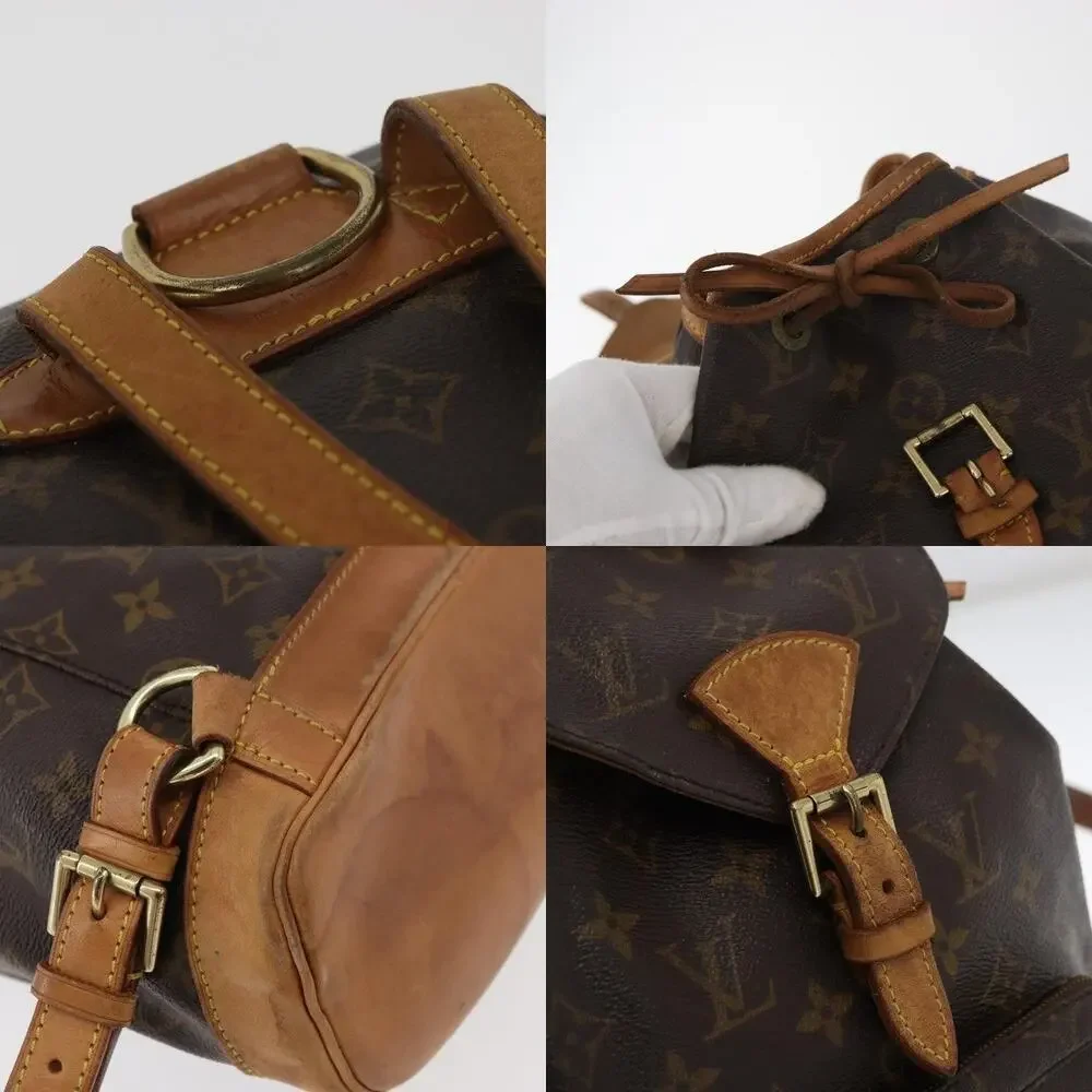 Louis Vuitton Monogram Montsouris MM Backpack Brown